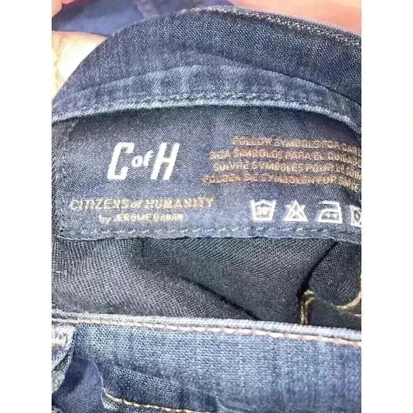 Citizens of Humanity Thompson Mid Rise Dark Skinny Jeans Size 26 - Picture 6 of 11